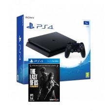 Sony Playstation 4 Slim 1Tb Black Игровая консоль + The Last Of Us